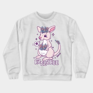 Rue Roo Kangarue pun Crewneck Sweatshirt